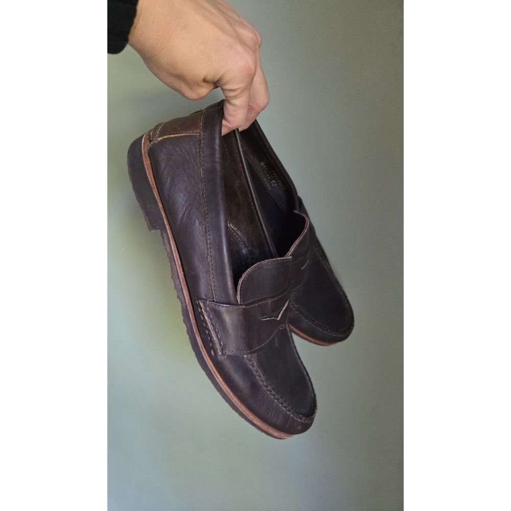 Rancourt & Co For Bills Khakis Espresso Brown Penny Loafer Size 10.5D